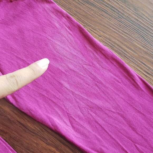 Flawed Johnny Was Magenta Floral Embroidered Long Sleeve Tunic Top Size Small - Picture 4 of 8